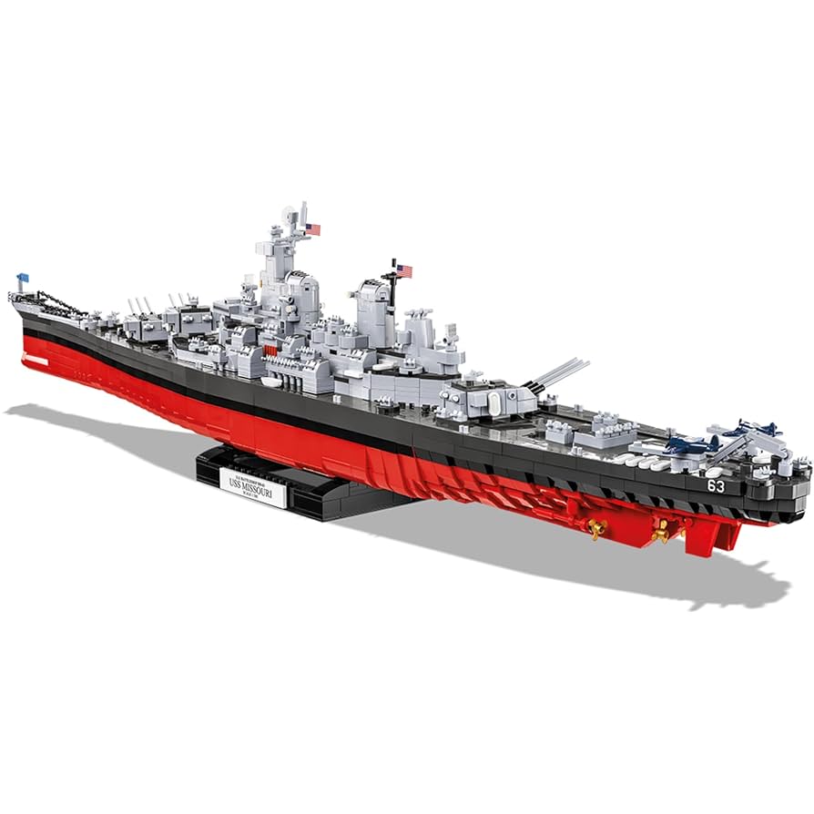 戦 艦 MISSOURI ミズーリ 　約 ６０年前のキットです 戦 艦 MISSOURI ミズーリ 約 60年前のキットです
